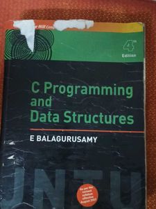 C Programming and Data Structures Book
