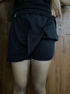 Black Athletic Badminton/ tennis  Skirt