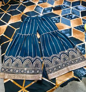 Embellished Green Kurta