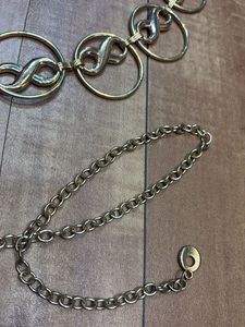 Chic Gold Chain Belt with Infinity Accents