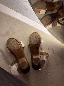 classy cream sandles