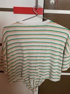 Striped Crop Top