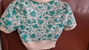 Floral Print Button-Up Cardigan