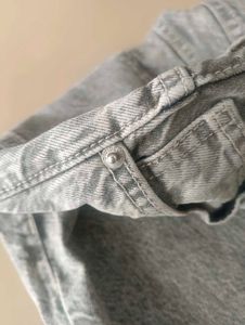 H&amp;M Grey Wide Leg Jeans