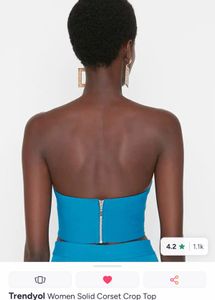 Vibrant Blue Corset Top