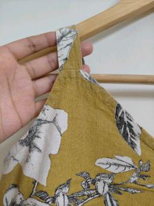 Floral Shirt Kurti Top