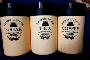 🔥SALE PRICE 🔥 Tea Coffee Sugar Containers 800m