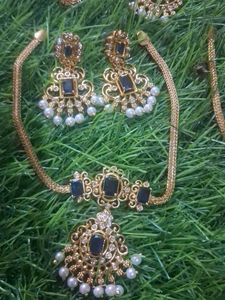 Elegant Gold Tone Necklace &amp; Earring Set
