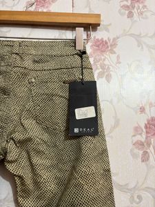 Stylish Patterned Skinny Jeans