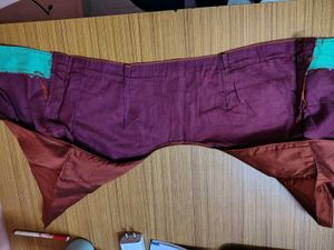 Elegant Maroon Silk Blouse