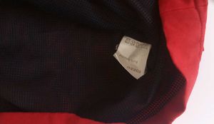 Men's Red Zip-Up Casual Jacket