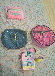 3 cute bags with free one