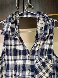 Plaid Sleeveless Dress