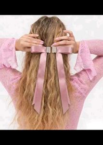Viral Magnetic Cute Pink Bow Hair Clip