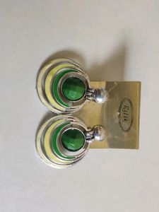 Boho Abstract Hoop Earrings