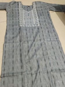 Beautiful Gray Long Kurti...... New Collection