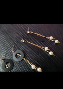 Elegant Pearl Drop Earrings