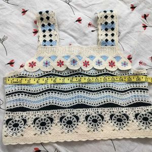 Boho Crochet Crop Top