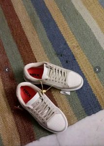 HRX Beige &amp; White Sneakers