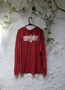 Adidas Nebraska Women's Basketball Long Sleeve Tee