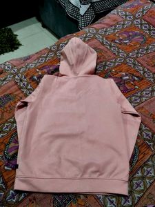 Peach  Graphic Hoodie