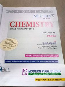 Modern's ABC+ Chemistry Class-XII Part-I