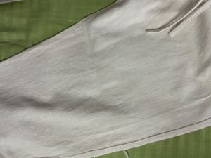 Comfortable White Ethnic Trousers