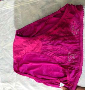 hot🥵 Shiny branded Fuchsia panty Briefs with Lac