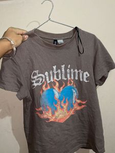Sublime Heart Flame Graphic T-Shirt