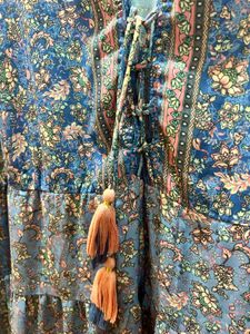 Bohemian Floral Tiered Midi Dress
