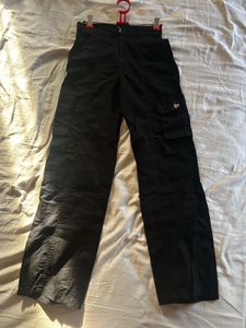 Black Cargo Pants ,Multiple Pockets