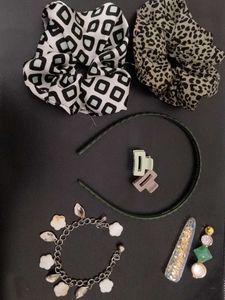 Assorted Cute Hair &amp; Jewelry Bundle