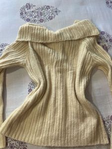 cute off shoulder sweater