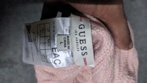 Guess Pink Knit Beanie Hat