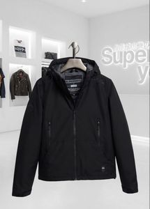 Superdry Black Hooded Jacket