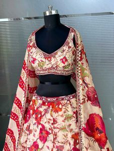 Beautiful Floral Lehenga Choli Set