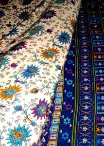 Elegant Floral Print Saree