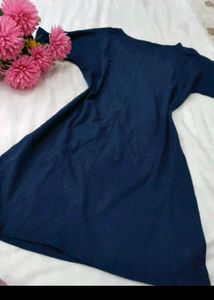 Classic Navy Blue Dress