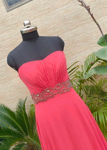 chiffon gown