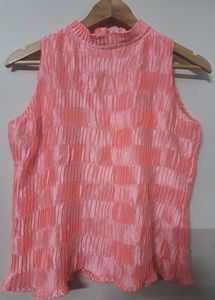 Bright Pink Party Wear Top