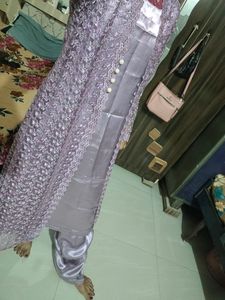 Kurta Pajama Net Jacket