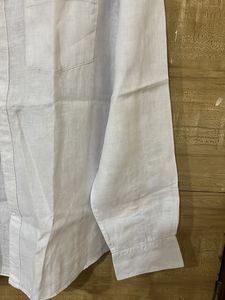 Linen Club White Full Sleeves Shirt