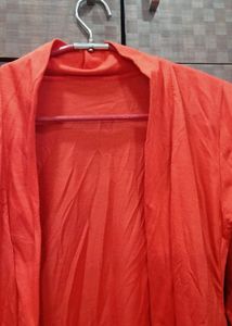 Women Red Shrug