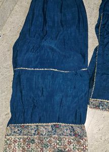 Blue Suit + Sharara/pallazzo + Dupatta