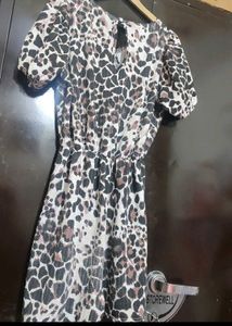 Black Printed Playsuit For Girl Or Women 36 Bust
