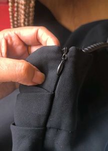 Chic Grey Fold-Over Waist Pants