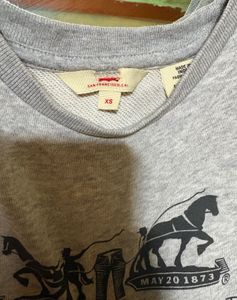 Levi Strauss &amp; Co. Grey Sweatshirt
