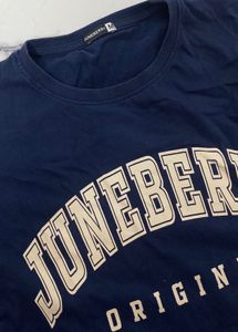 Navy Blue Graphic Print T-Shirt