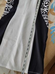 Black &amp; White Sleeveless Dress