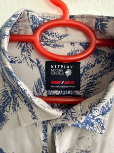Men's Palm Tree Print Shirt